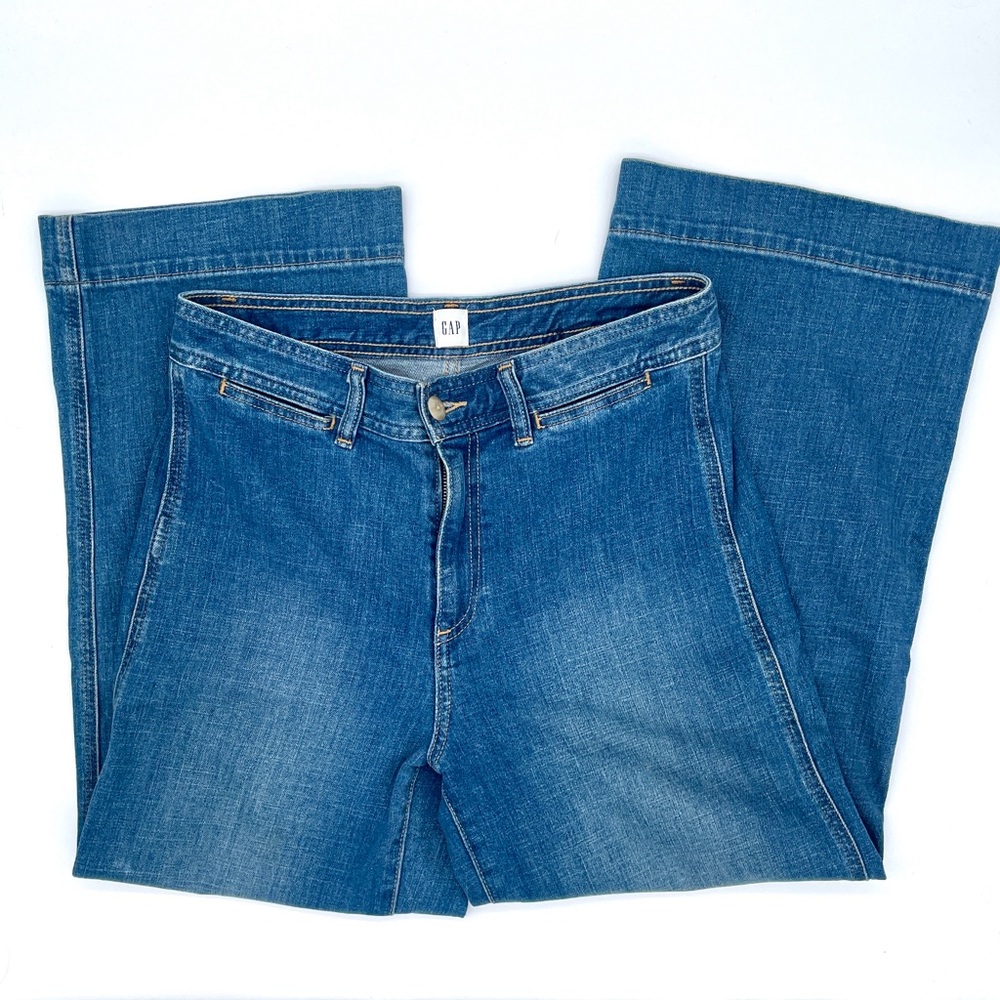 GAP High Rise Wide Leg Crop 6/28